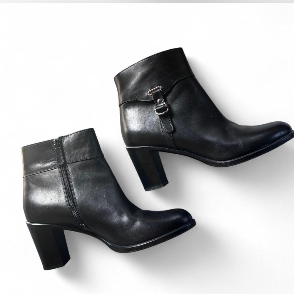 Stivaleria Cavallin Black Leather Ankle Boots 40.5
